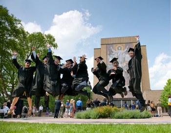 Commencement 2011 Jumping Grads